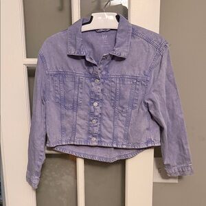 GAP Kids Light Purple Denim Jacket